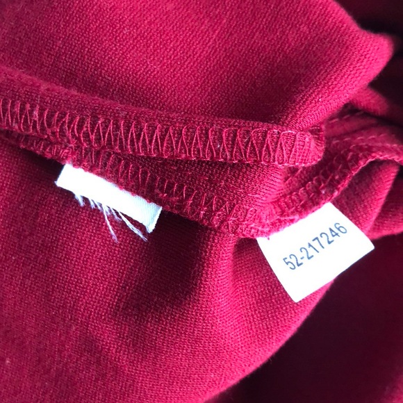 Ann Taylor Red Button Skirt Size 4 - Picture 7 of 8